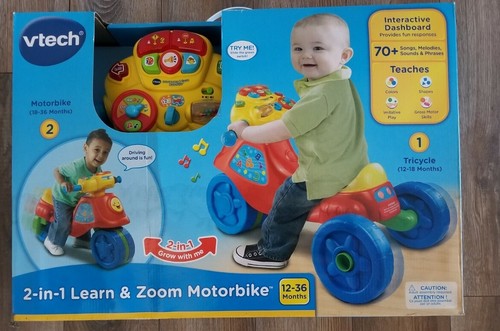 vtech 2 in 1 learn and zoom motorbike pink